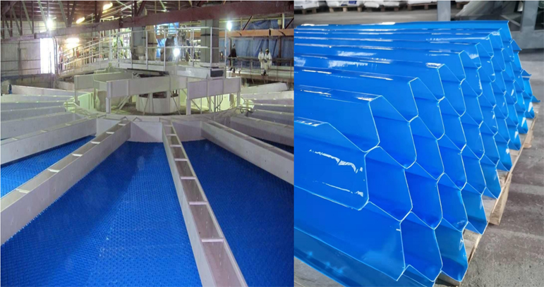 Tube Settler Media for behandling av avløpsvann